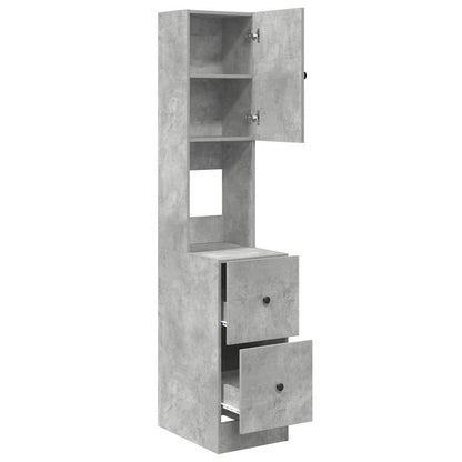vidaXL Kitchen Cabinet Grey 35 x 50 x 180 cm Engineered Wood