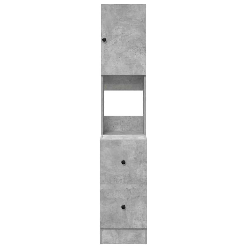 vidaXL Kitchen Cabinet Grey 35 x 50 x 180 cm Engineered Wood