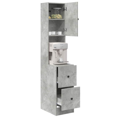 vidaXL Kitchen Cabinet Grey 35 x 50 x 180 cm Engineered Wood