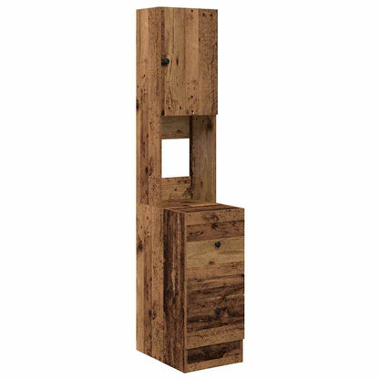 vidaXL Kitchen Sideboard with Drawer Old Wood 32 x 50 x 180 cm