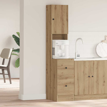 vidaXL Kitchen Sideboard Artisan Oak 32 x 50 x 180 cm