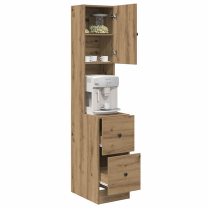 vidaXL Kitchen Sideboard Artisan Oak 32 x 50 x 180 cm