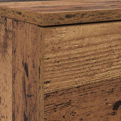vidaXL Shoe Cabinet 100.5 x 28 x 100 cm Engineered Wood Old Wood