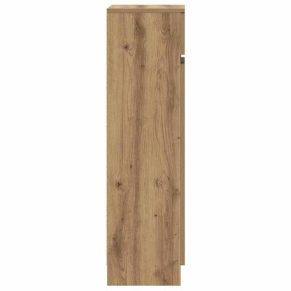 vidaXL Shoe Cabinet Artisan Oak 100.5 x 28 x 100 cm Engineered Wood