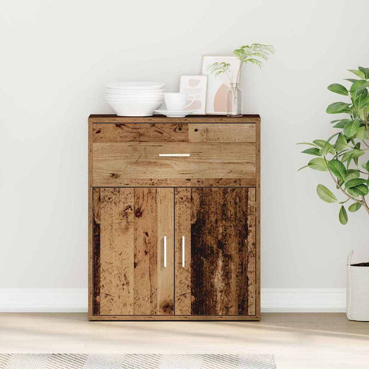 vidaXL Sideboard with Drawer Old Wood 60 x 31 x 70 cm Engineered Wood