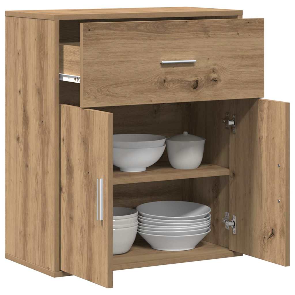 vidaXL Sideboard Artisan Oak 60 x 31 x 70 cm Engineered Wood