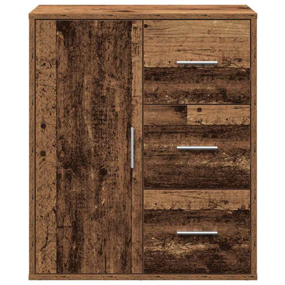 vidaXL Sideboard with Drawer Old Wood 60 x 31 x 70 cm Engineered Wood