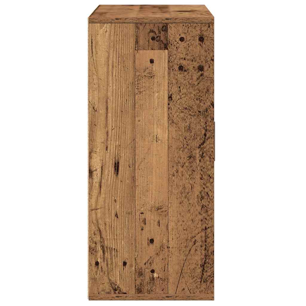 vidaXL Sideboard with Drawer Old Wood 60 x 31 x 70 cm Engineered Wood