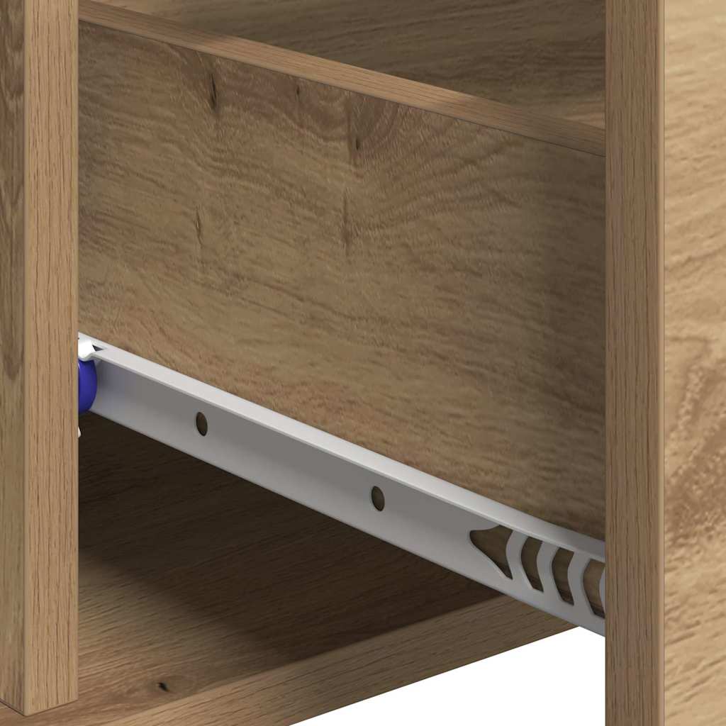 vidaXL Sideboard Artisan Oak 60 x 31 x 70 cm Engineered Wood