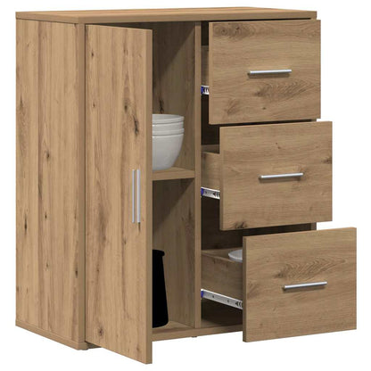 vidaXL Sideboard Artisan Oak 60 x 31 x 70 cm Engineered Wood