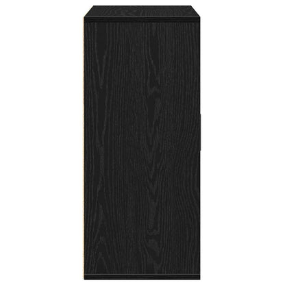 vidaXL Sideboard with Drawer Black Oak 60 x 31 x 70 cm Engineered Wood