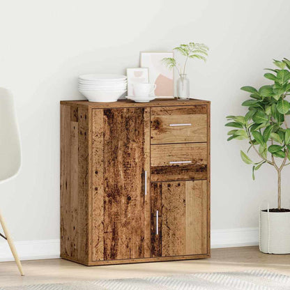 vidaXL Sideboard with Drawer Old Wood 60 x 31 x 70 cm Engineered Wood