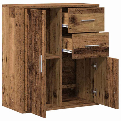 vidaXL Sideboard with Drawer Old Wood 60 x 31 x 70 cm Engineered Wood