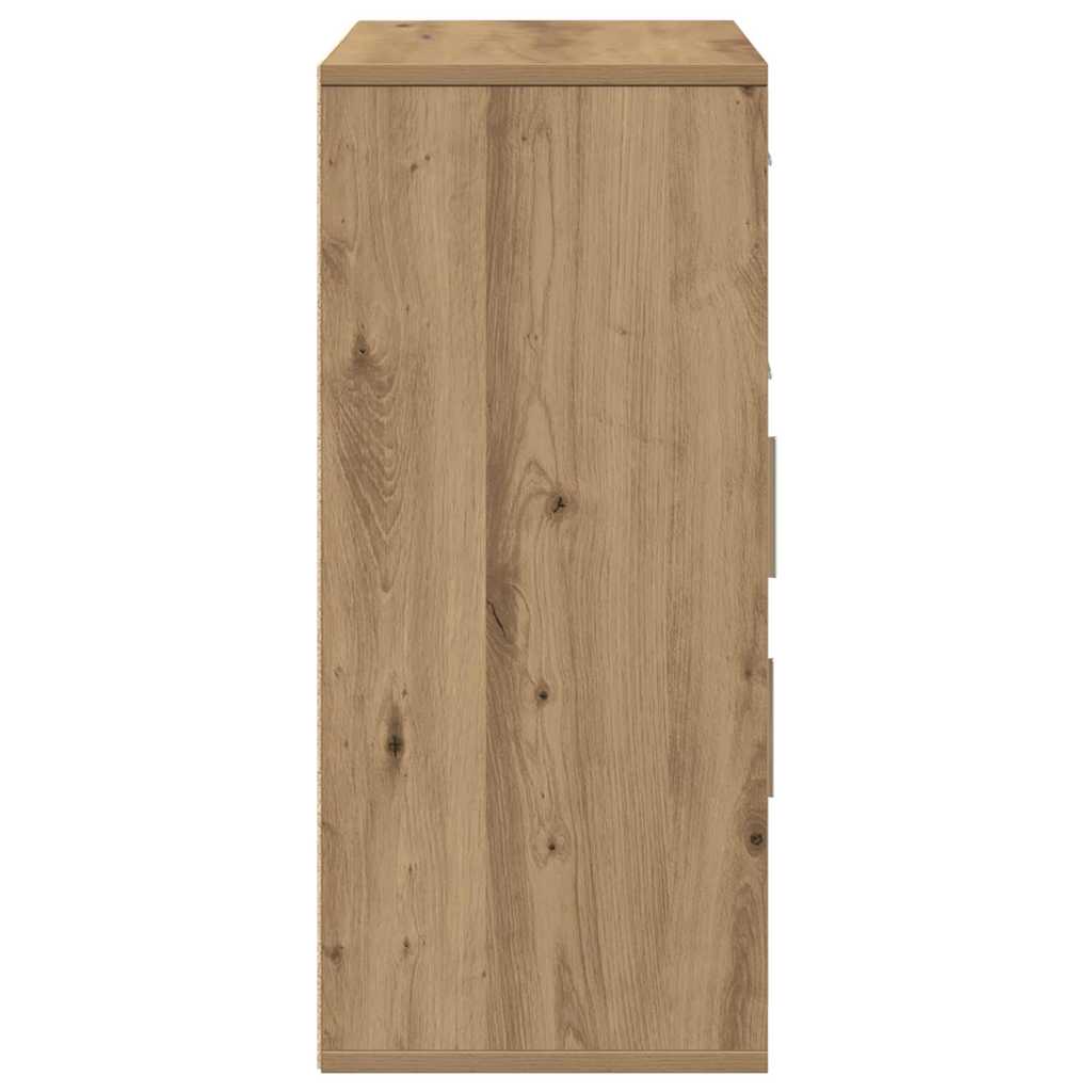 vidaXL Sideboard Artisan Oak 60 x 31 x 70 cm Engineered Wood
