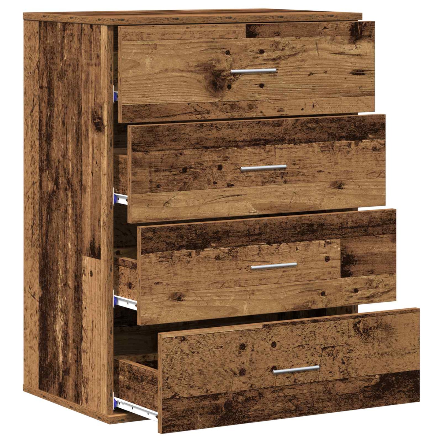 vidaXL Sideboard with Drawer Old Wood 60 x 39 x 80 cm Engineered Wood