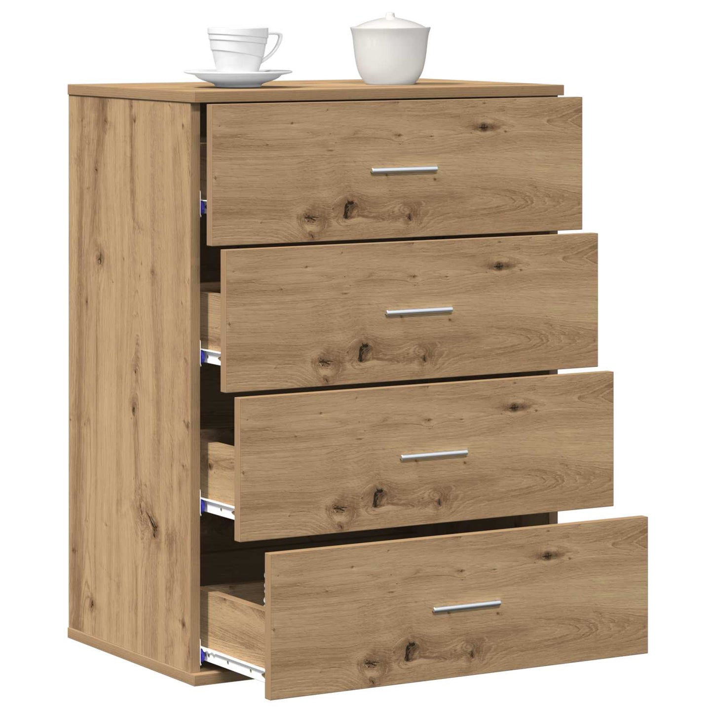 vidaXL Sideboard Artisan Oak 60 x 39 x 80 cm Engineered Wood
