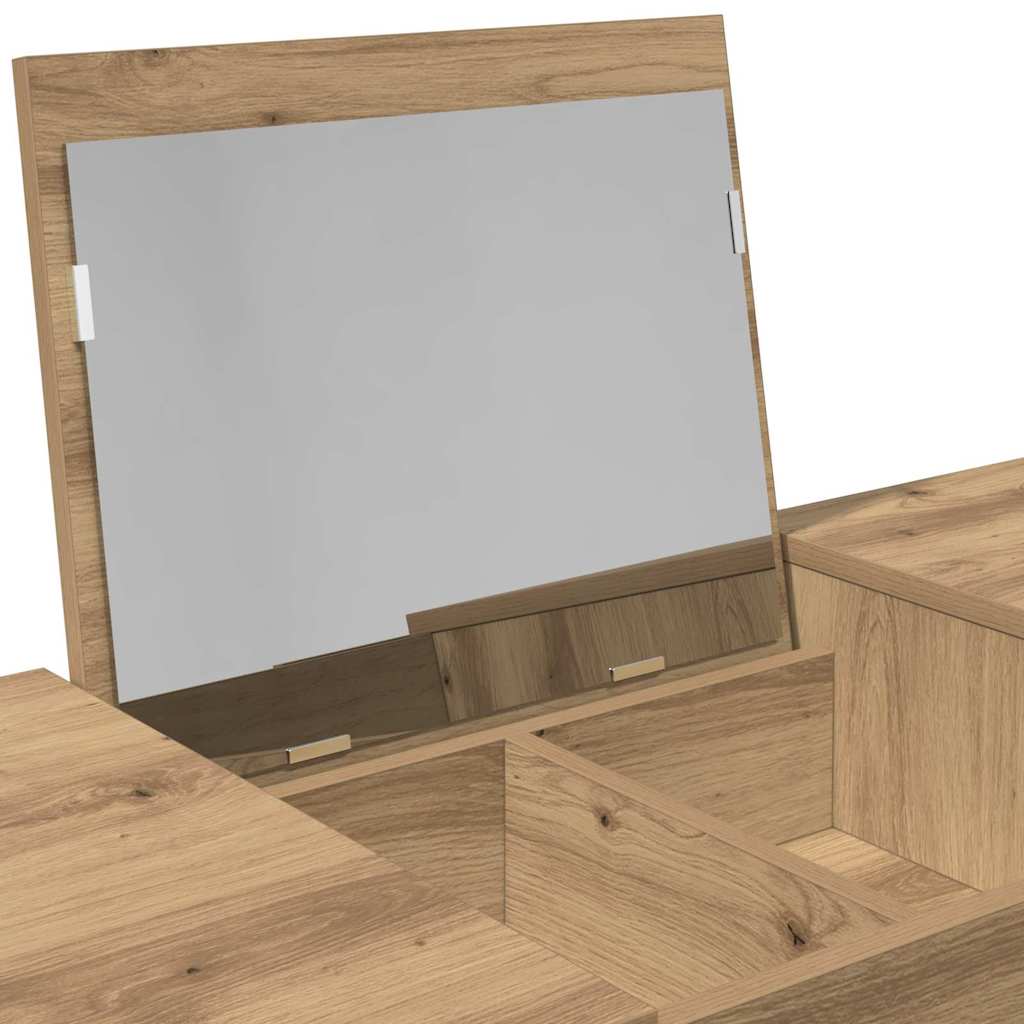 vidaXL Cosmetic Table Artisan Oak 100 x 45 x76 cm