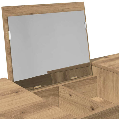 vidaXL Cosmetic Table Artisan Oak 100 x 45 x76 cm