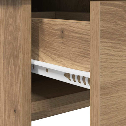 vidaXL Cosmetic Table Artisan Oak 100 x 45 x76 cm