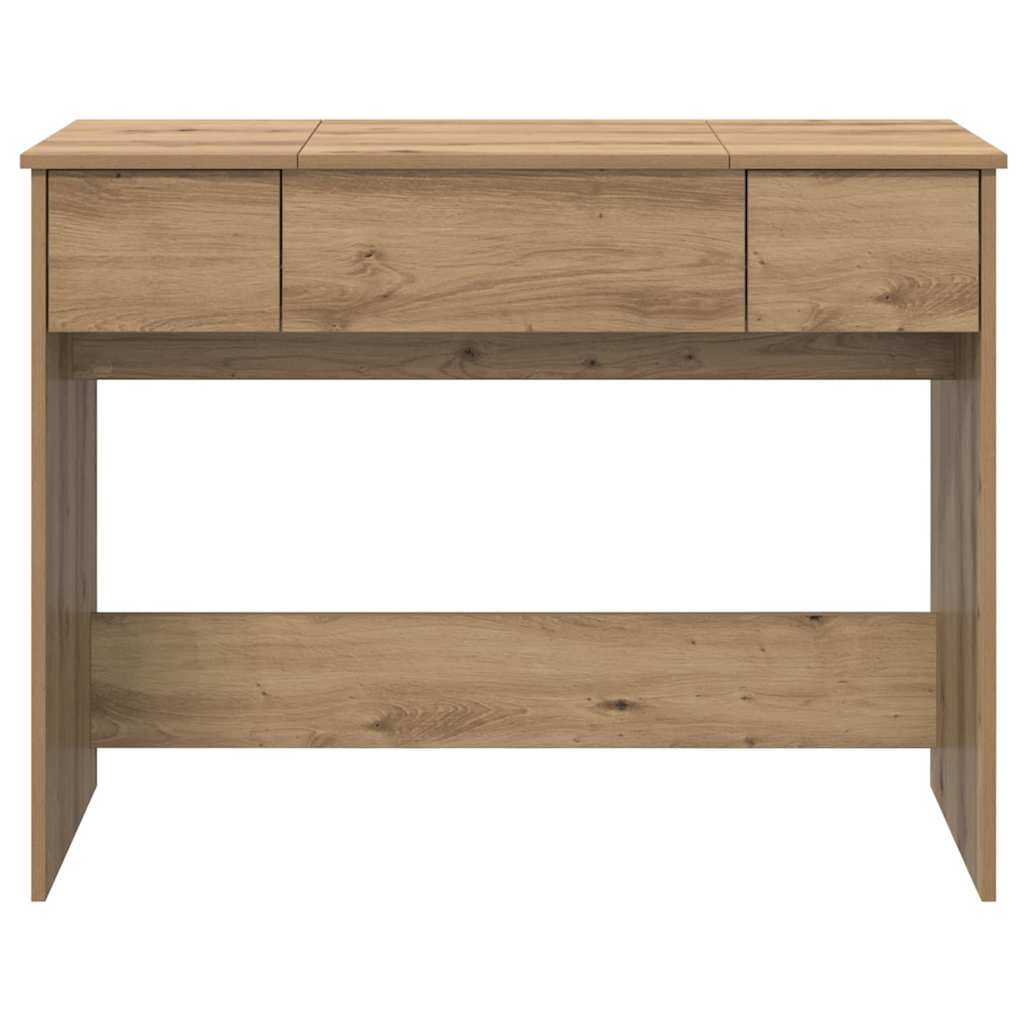 vidaXL Cosmetic Table Artisan Oak 100 x 45 x76 cm