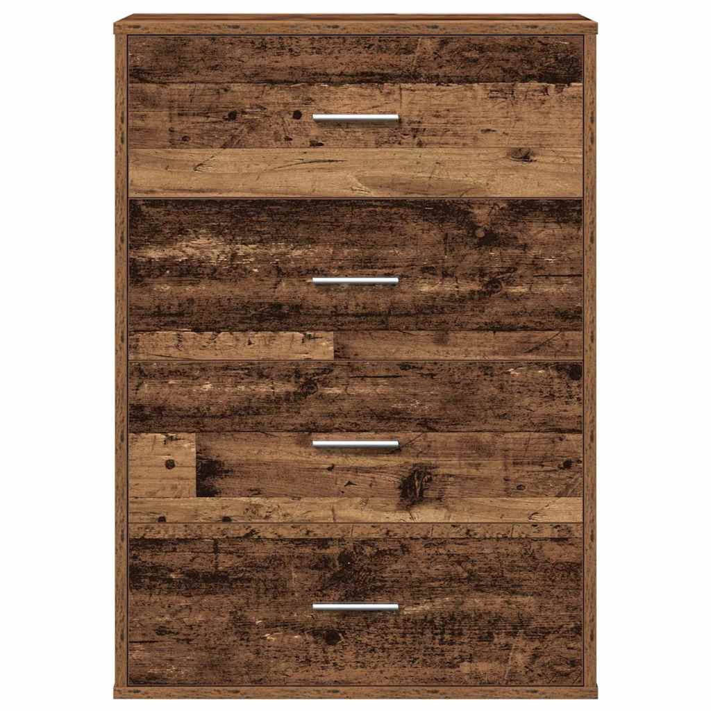 vidaXL Sideboard with Drawer Old Wood 60 x 31 x 84 cm Engineered Wood