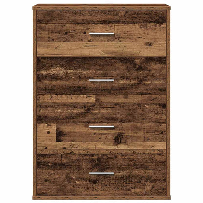 vidaXL Sideboard with Drawer Old Wood 60 x 31 x 84 cm Engineered Wood
