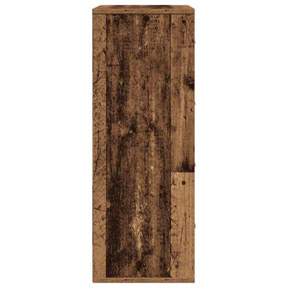 vidaXL Sideboard with Drawer Old Wood 60 x 31 x 84 cm Engineered Wood