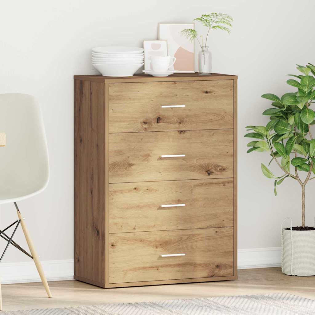 vidaXL Sideboard Artisan Oak 60 x 31 x 84 cm Engineered Wood
