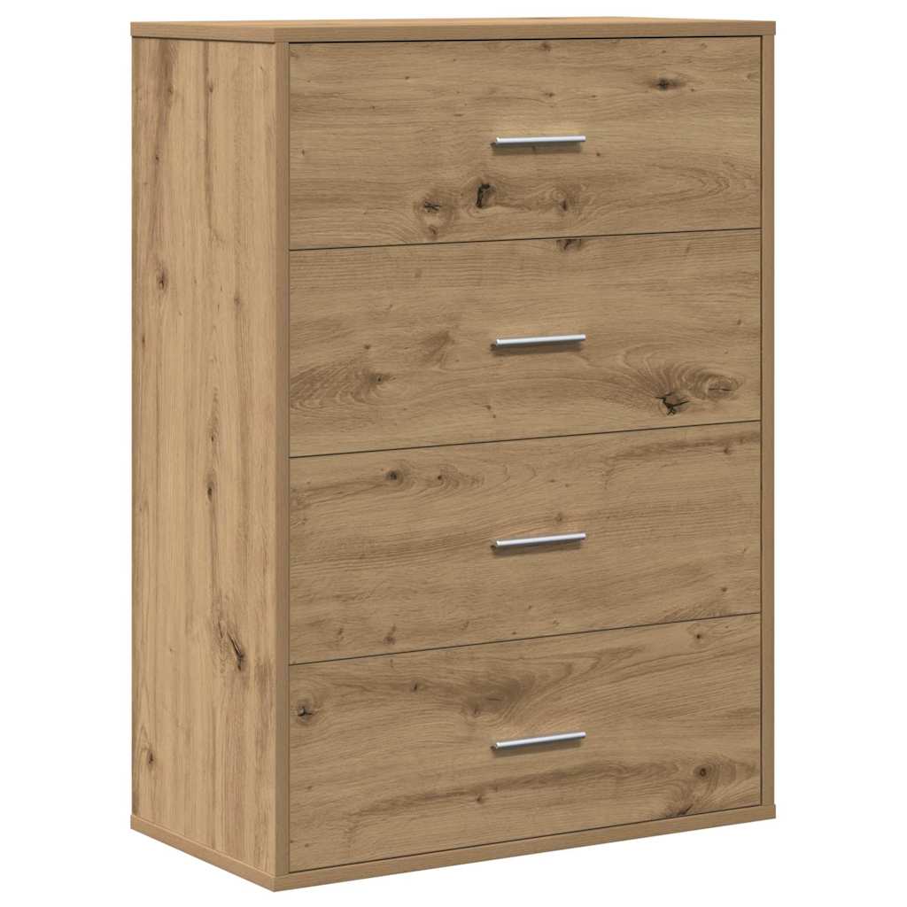 vidaXL Sideboard Artisan Oak 60 x 31 x 84 cm Engineered Wood