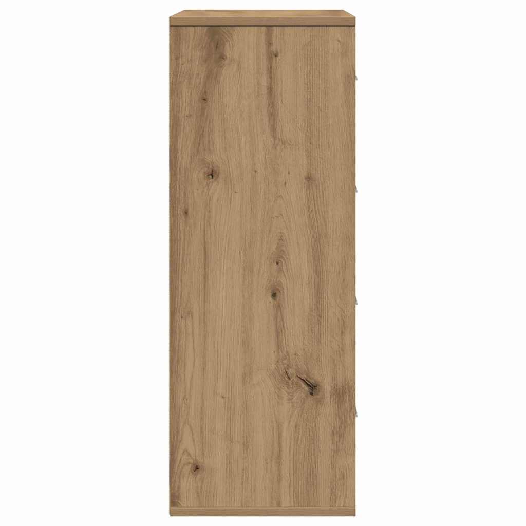 vidaXL Sideboard Artisan Oak 60 x 31 x 84 cm Engineered Wood