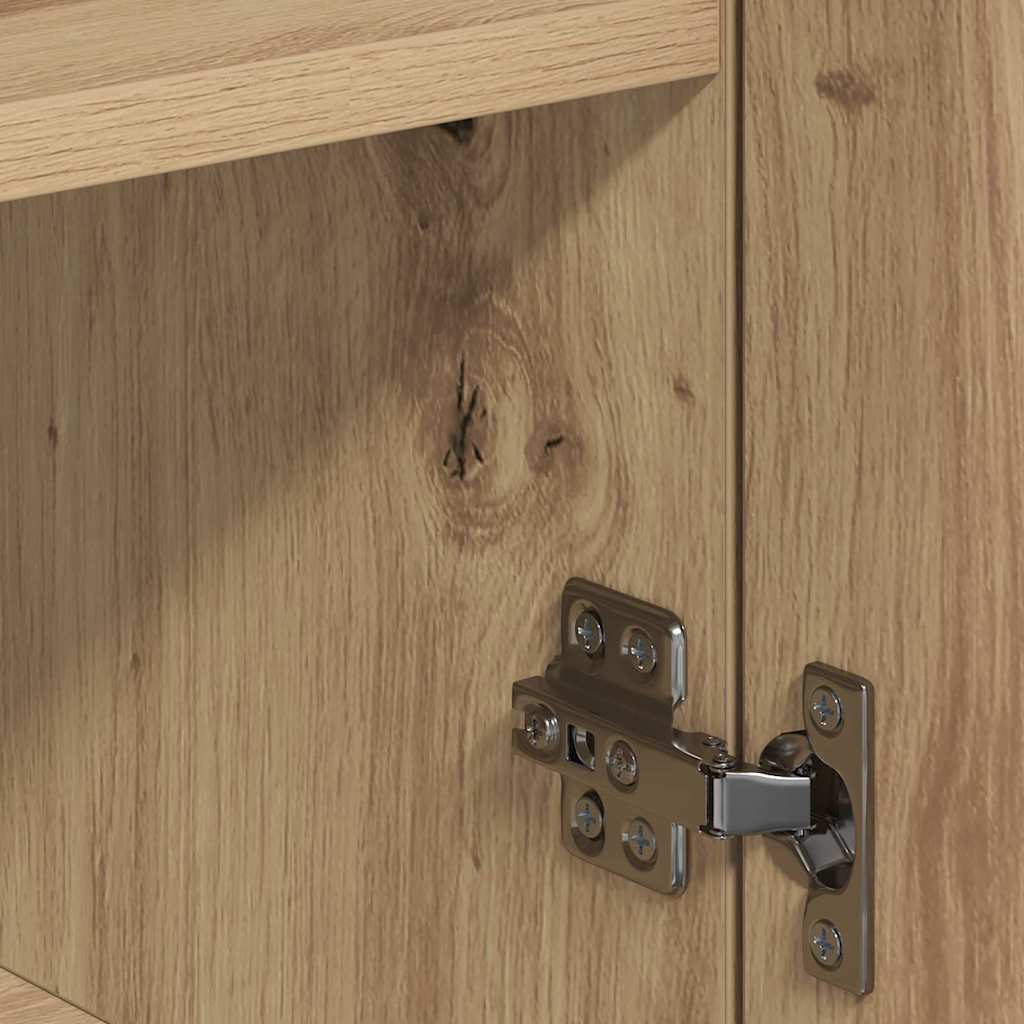 vidaXL Sideboard Artisan Oak 78 x 38 x 80 cm Engineered Wood