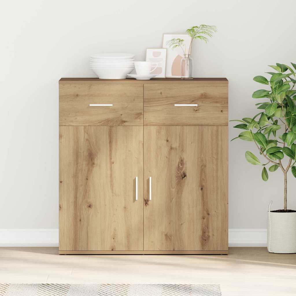 vidaXL Sideboard Artisan Oak 78 x 38 x 80 cm Engineered Wood