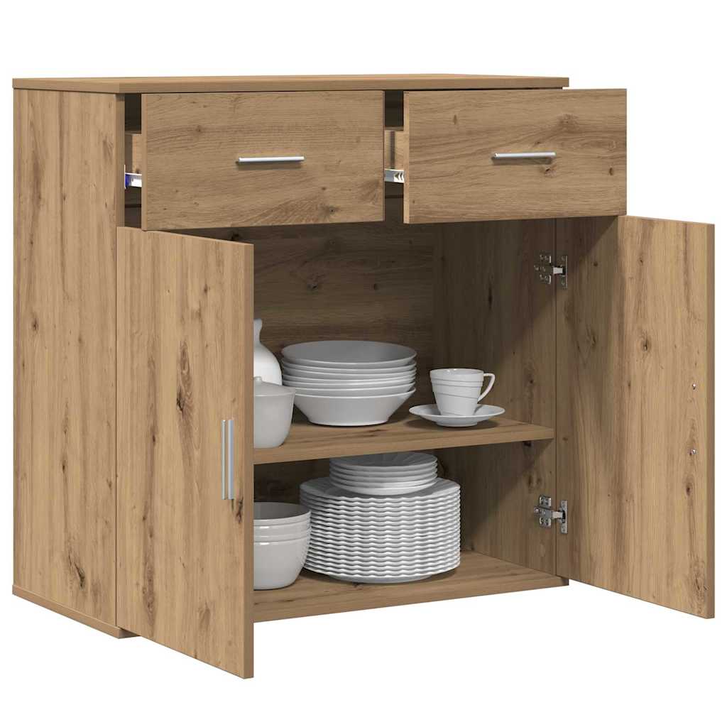 vidaXL Sideboard Artisan Oak 78 x 38 x 80 cm Engineered Wood