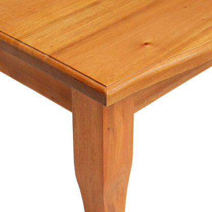 vidaXL Nesting Side Tables 3 pcs Natural Solid Mahogany Wood