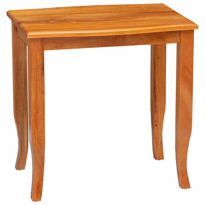 vidaXL Nesting Side Tables 3 pcs Natural Solid Mahogany Wood