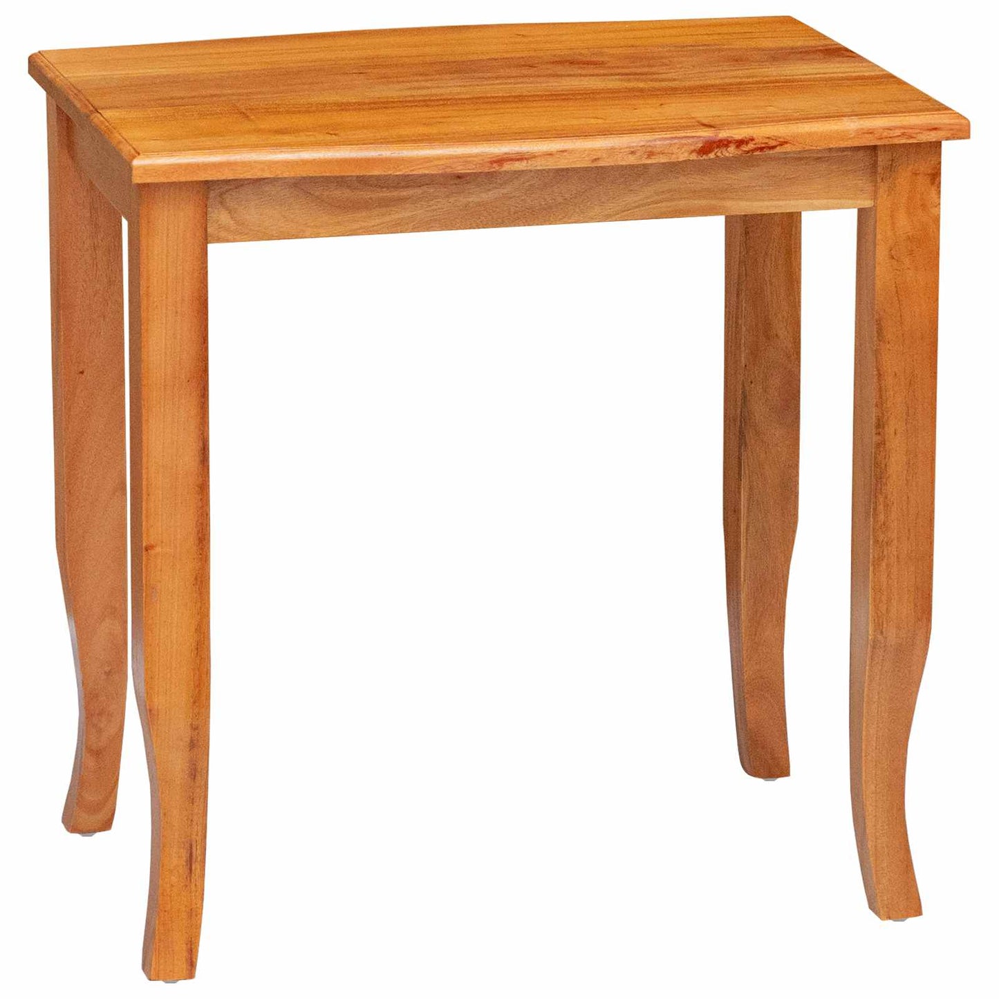 vidaXL Nesting Side Tables 3 pcs Natural Solid Mahogany Wood