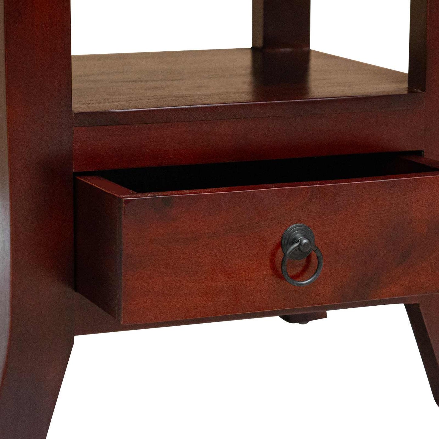 vidaXL Bedside Cabinet Brown 40 x 40 x 45,5 cm Solid Mahogany Wood