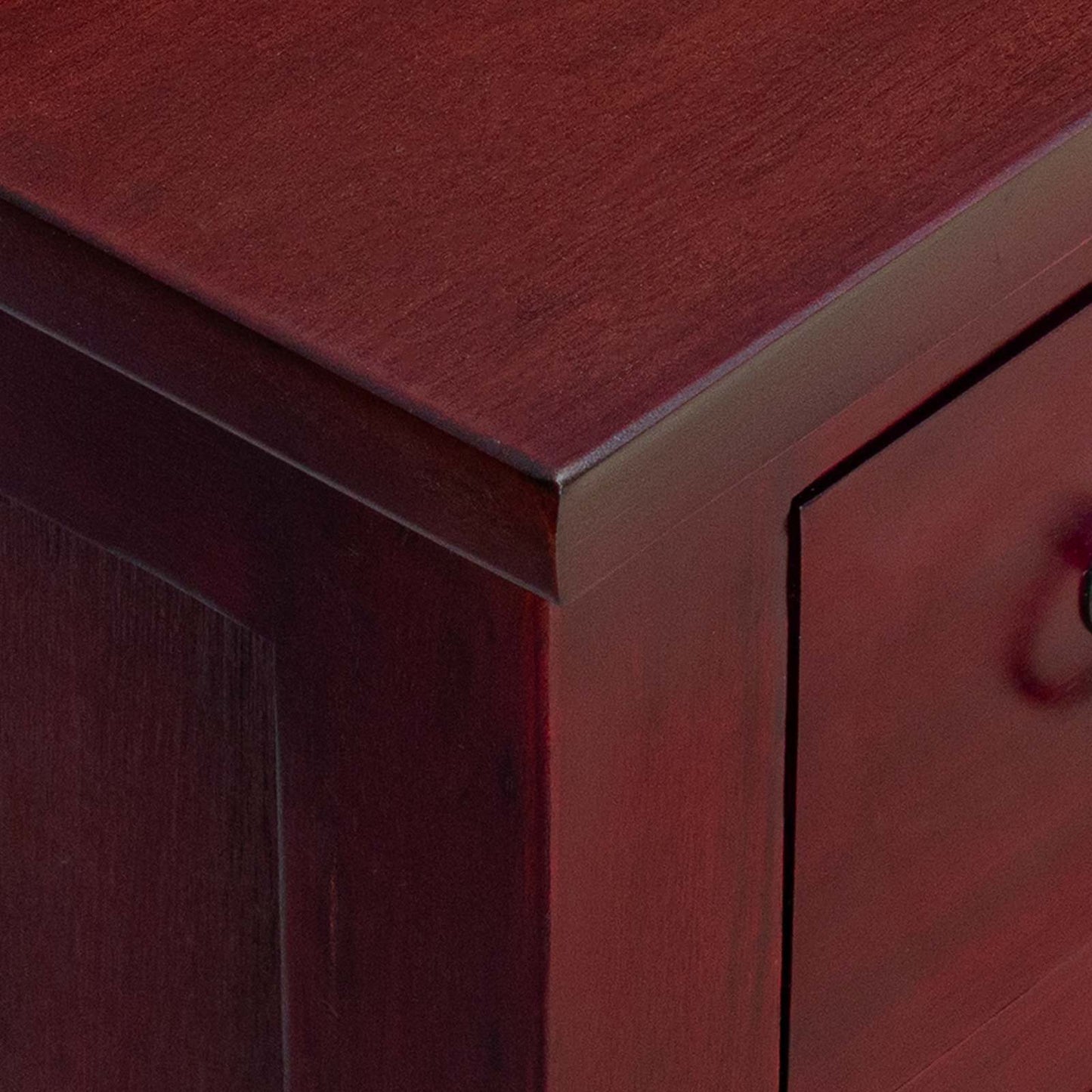 vidaXL Chest of Drawers Brown 45 x 35 x 100.5 cm Solid Mahogany Wood