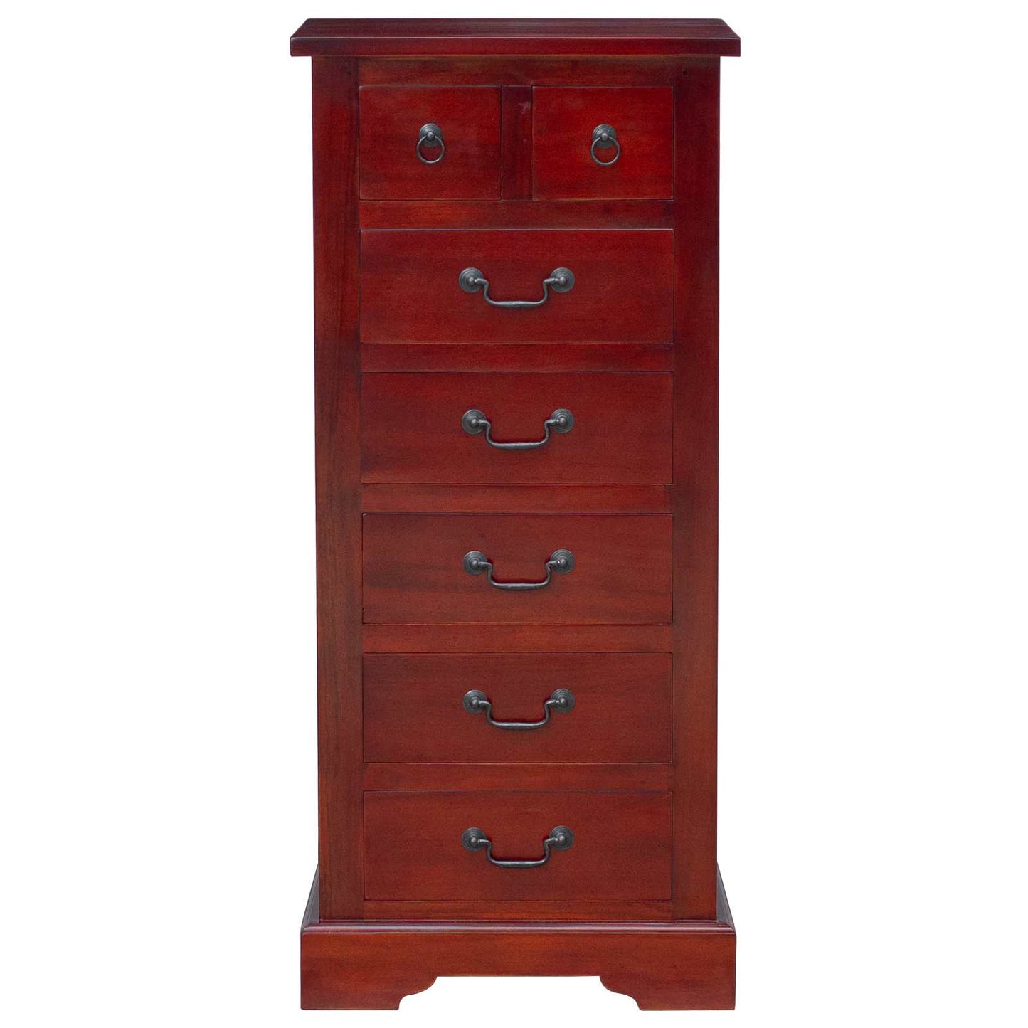 vidaXL Chest of Drawers Brown 45 x 35 x 100.5 cm Solid Mahogany Wood