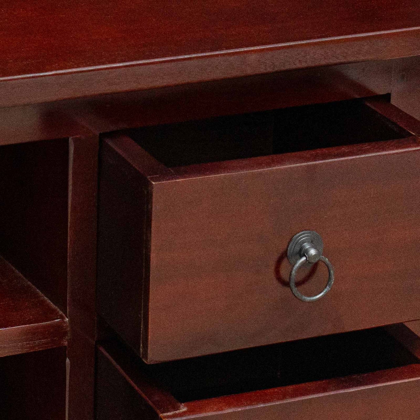 vidaXL TV Cabinet Brown 100 x 40.5 x 46 cm Solid Mahogany Wood