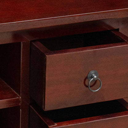 vidaXL TV Cabinet Brown 100 x 40.5 x 46 cm Solid Mahogany Wood