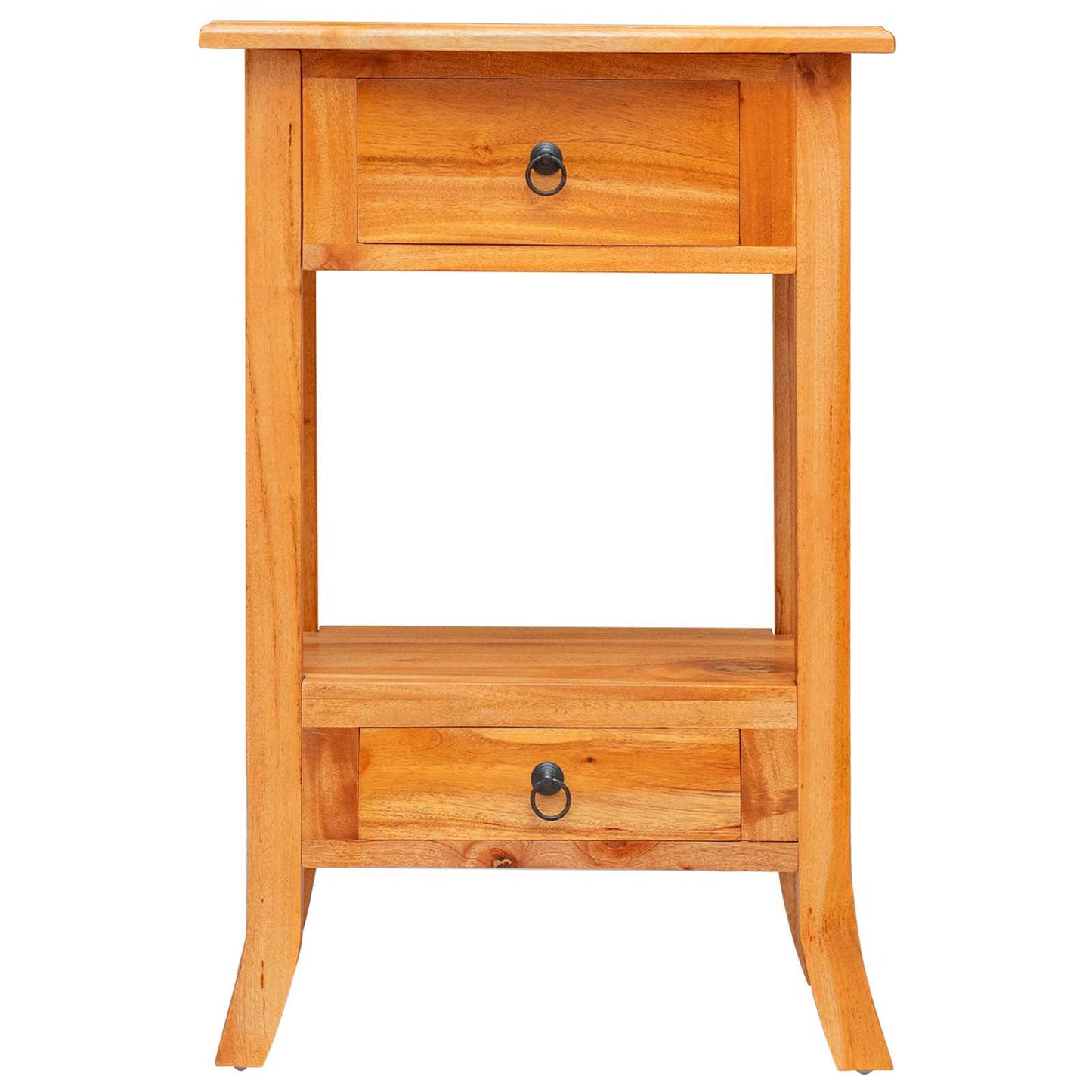 vidaXL Console Table Natural 50.5 x 30 x 75.5 cm Solid Mahogany Wood