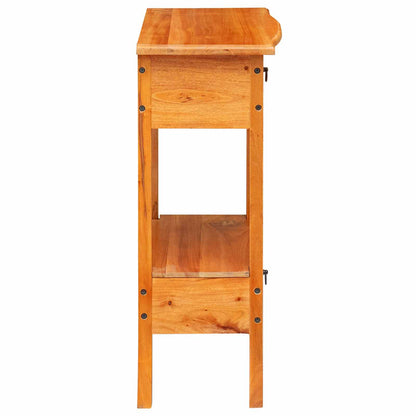 vidaXL Console Table Natural 50.5 x 30 x 75.5 cm Solid Mahogany Wood