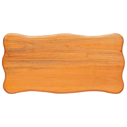 vidaXL Side Table Natural 60.5 x 30 x 61 cm Solid Mahogany Wood