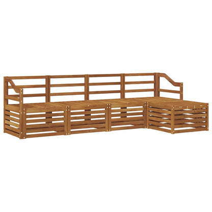 vidaXL Outdoor Sofa Set 5 pcs Natural