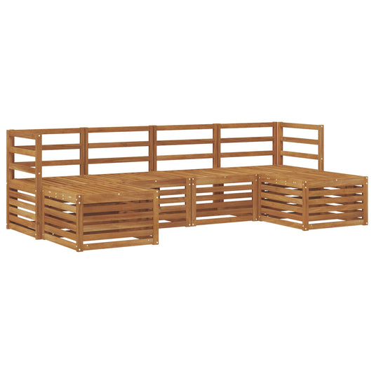 vidaXL Outdoor Sofa Set 6 pcs Natural
