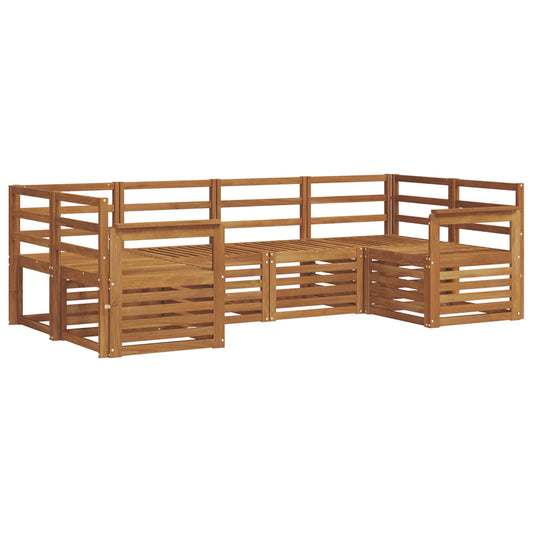 vidaXL Outdoor Sofa Set 6 pcs Natural