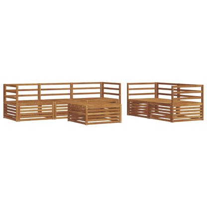vidaXL Outdoor Sofa Set 6 pcs Natural Solid Acacia Wood