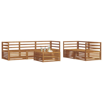 vidaXL Outdoor Sofa Set 6 pcs Natural Solid Acacia Wood