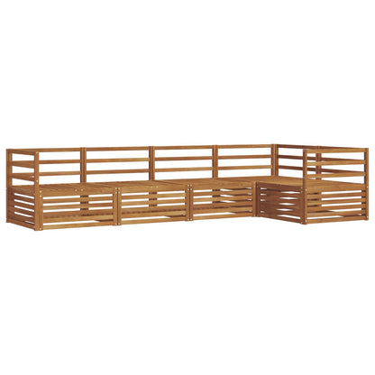 vidaXL Outdoor Sofa Set 5 pcs Natural
